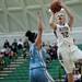Dexter sophomore Crystal Kedroske shoots in the game on Monday, Feb. 25. Daniel Brenner I AnnArbor.com